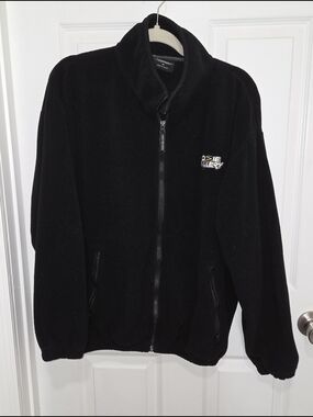 Vintage Movie Gallery Fleece Jacket Men's Size Medium SEE DESCRIPTION AS IS.